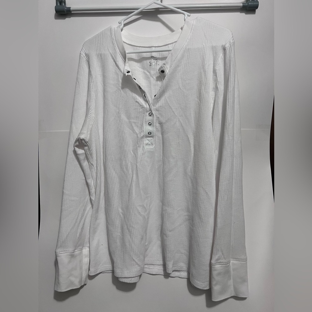 Aerie XXL white henley